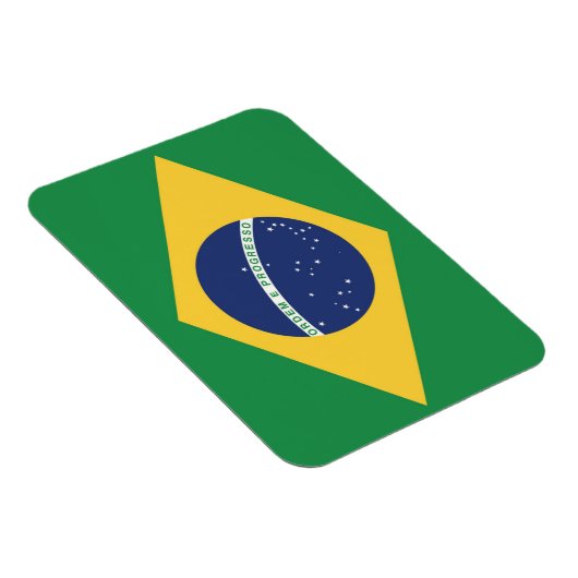 Flagge Brasiliens Magnet (Rechte Seite)