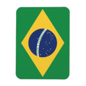 Flagge Brasiliens Magnet (Vertikal)