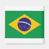 Flagge Brasiliens Magnet (Vorne)