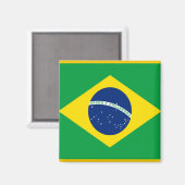 Flagge Brasiliens Magnet (Vorderseite/Rückseite)
