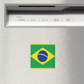 Flagge Brasiliens Magnet (In Situ (Geschirrspüler))