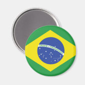 Flagge Brasiliens Magnet (Vorderseite/Rückseite)