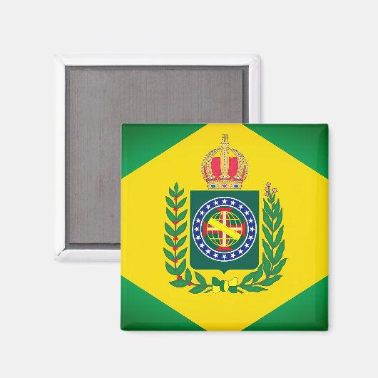 Flagge Brasiliens Magnet (Vorderseite/Rückseite)