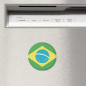 Flagge Brasiliens Magnet (In Situ (Geschirrspüler))