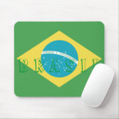 Flagge Brasiliens Mauspad (Mit Mouse)