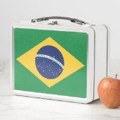 Flagge Brasiliens Metall Brotdose (Beispiel)