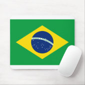 Flagge Brasiliens Mousepad (Mit Mouse)