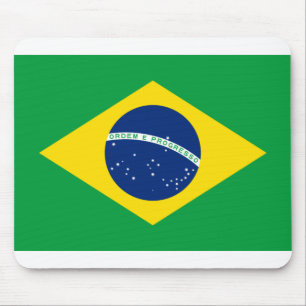 Flagge Brasiliens Mousepad