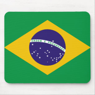Flagge Brasiliens Mousepad