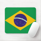 Flagge Brasiliens Mousepad (Mit Mouse)