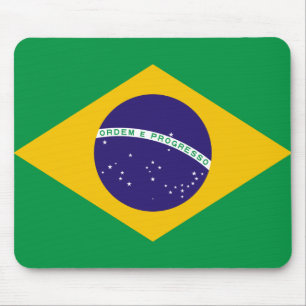 Flagge Brasiliens Mousepad