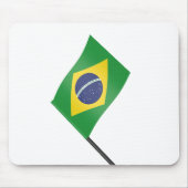 Flagge Brasiliens Mousepad (Vorne)