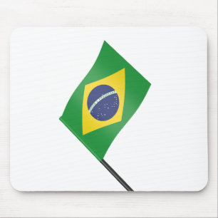 Flagge Brasiliens Mousepad