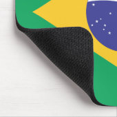 Flagge Brasiliens Mousepad (Ecke)