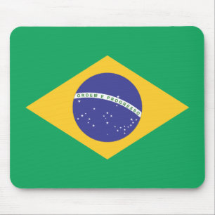 Flagge Brasiliens Mousepad