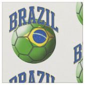 Flagge Brasiliens Muster für den Fußballball Stoff (Nahaufnahme)
