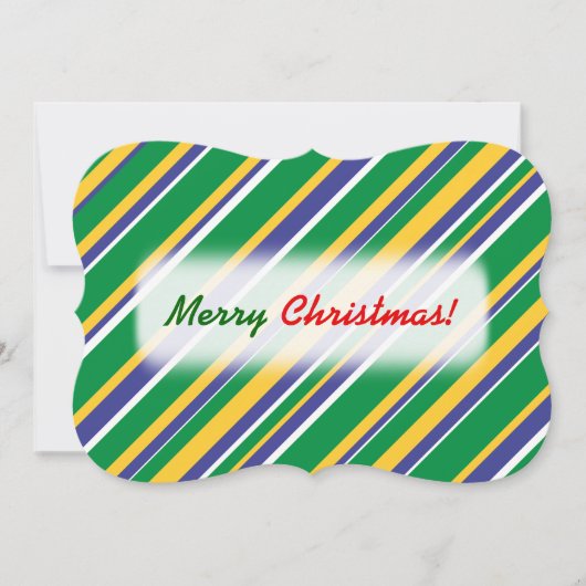 Flagge Brasiliens Muster für Inspirierte Farbstrei Einladung (Vorderseite)