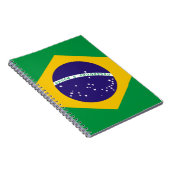 Flagge Brasiliens Notizblock (Rechte Seite)