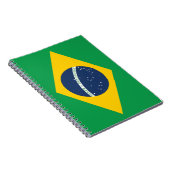 Flagge Brasiliens Notizblock (Rechte Seite)