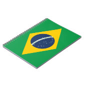 Flagge Brasiliens Notizblock (Linke Seite)