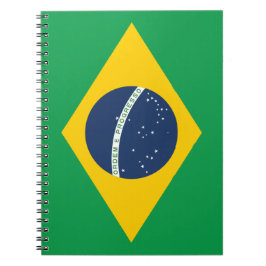 Flagge Brasiliens Notizblock
