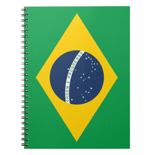 Flagge Brasiliens Notizblock (Vorderseite)