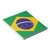 Flagge Brasiliens Notizblock (angewinkelt)