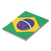 Flagge Brasiliens Notizblock (Rotiert)