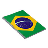 Flagge Brasiliens Notizblock (Rechte Seite)