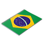 Flagge Brasiliens Notizblock (Linke Seite)