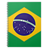 Flagge Brasiliens Notizblock (Vorderseite)
