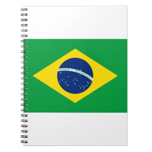 Flagge Brasiliens Notizblock