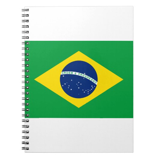 Flagge Brasiliens Notizblock (Vorderseite)
