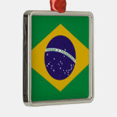 Flagge Brasiliens Ornament Aus Metall (Rechts)
