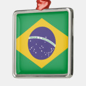 Flagge Brasiliens Ornament Aus Metall (Links)