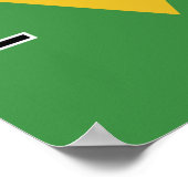 Flagge Brasiliens Poster (Ecke)