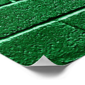 Flagge Brasiliens Poster (Ecke)