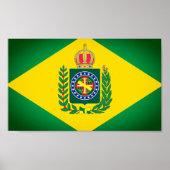 Flagge Brasiliens Poster (Vorne)