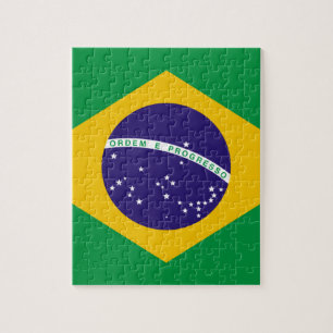Flagge Brasiliens Puzzle