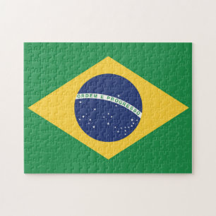 Flagge Brasiliens Puzzle