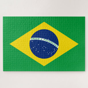 Flagge Brasiliens Puzzle