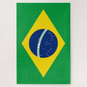 Flagge Brasiliens Puzzle (Vertikal)