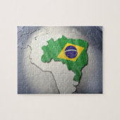 Flagge Brasiliens Puzzle (Horizontal)