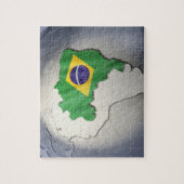 Flagge Brasiliens Puzzle (Vertikal)