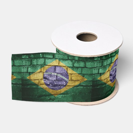 Flagge Brasiliens Ripsband (Spule)