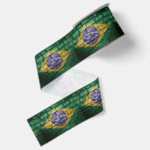 Flagge Brasiliens Ripsband (Rückseite)