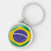 Flagge Brasiliens Schlüsselanhänger (Vorne)
