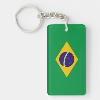 Flagge Brasiliens Schlüsselanhänger