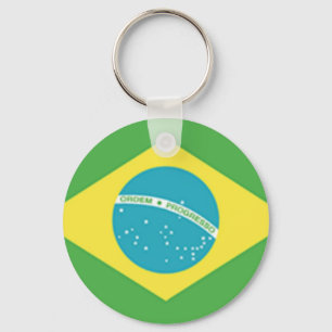 Flagge Brasiliens Schlüsselanhänger
