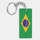 Flagge Brasiliens Schlüsselanhänger (Vorderseite links)